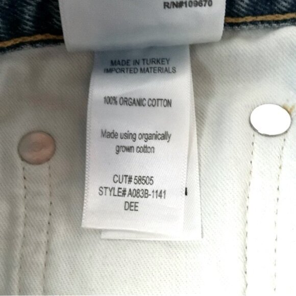 Agolde Dee Denim Mini Shorts - Picture 7 of 8